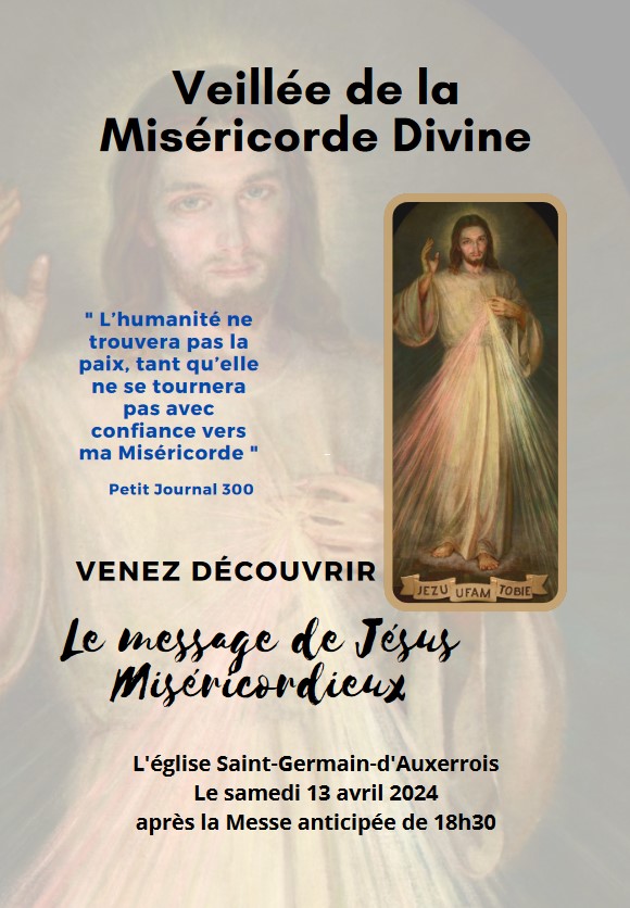 Veillée de la Miséricorde Divine @ Eglise Saint Germain l'Auxerrois